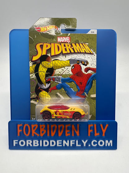 Hot Wheels - 2016 Wal Mart Exclusive Marvel Spider-Man Homecoming Series - Complete Set of 7 With Chase