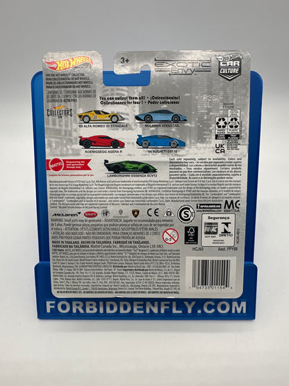 Hot Wheels Car Culture Premium - 2022 Exotic Envy Single - #0/5 Chase - Lamborghini Essenza SCV12