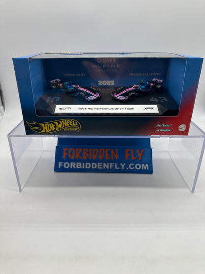 Hot Wheels 2025 Formula 1 Premium Series - Two Pack - BWT Alpine Formula 1 One (F1) Team (#10 Pierre Gasly & #43 Franco Colapinto)