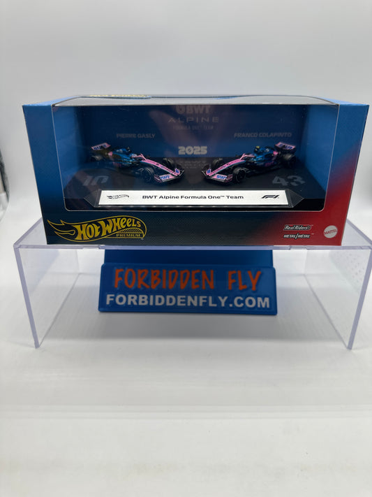 Hot Wheels 2025 Formula 1 Premium Series - Two Pack - BWT Alpine Formula 1 One (F1) Team (#10 Pierre Gasly & #43 Franco Colapinto)