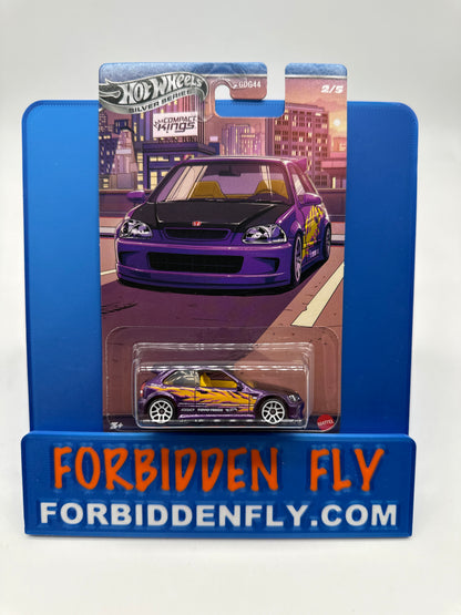 Hot Wheels 2025 Silver Series - Wal Mart Exclusive - Compact Kings Series - Complete Set Of 5