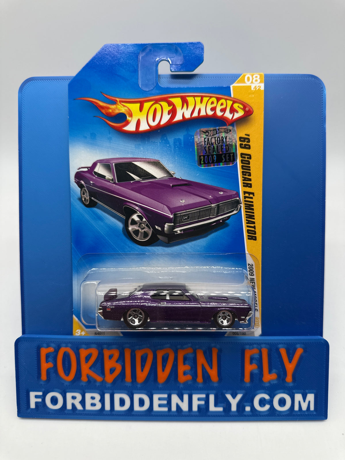 Hot Wheels Mainline - 2009 Factory Stickered - 2009 New Models Series - ‘68 Mercury Cougar Eliminator - Lot Of 3