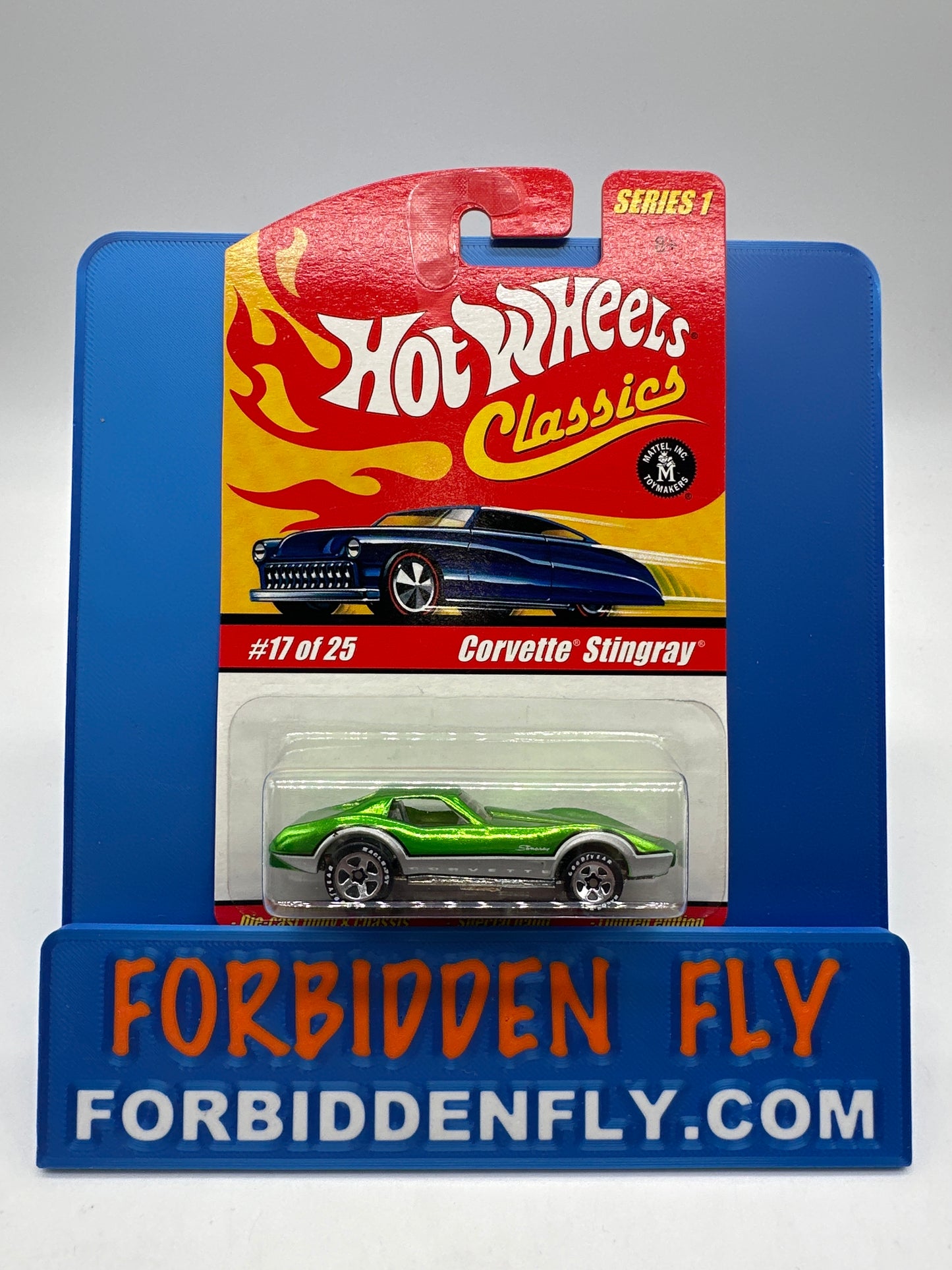 Hot Wheels Classics - Series 1 #17 of 25 - Corvette Stingray - Green