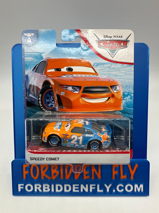 Disney Pixar Cars Movie - Piston  Cup Racers Series -#21 Speedy Comet (Blinkr)