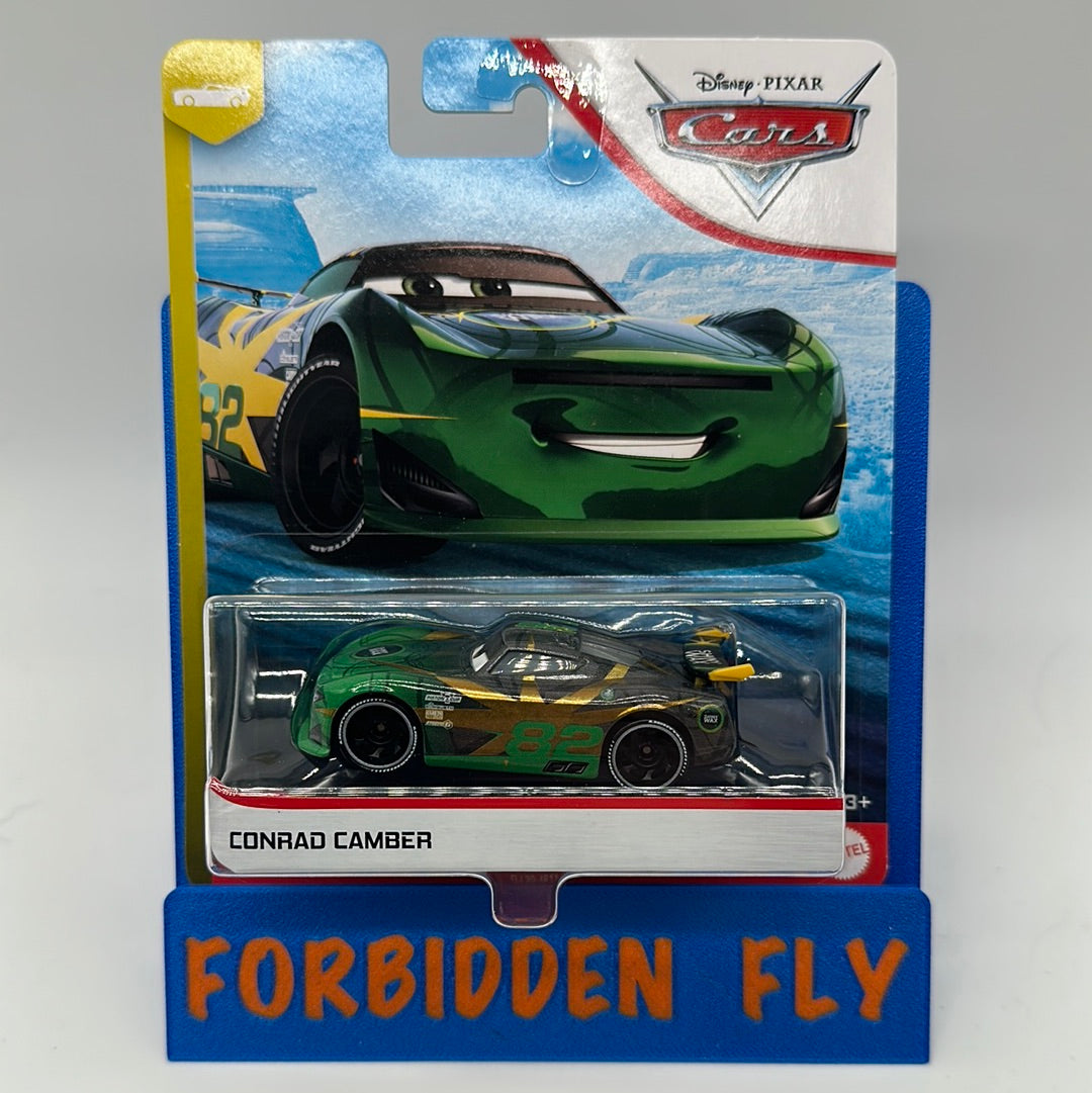 Disney Pixar Cars Movie - Next Gen Piston Cup Racers Series - #82 Conrad Camber (Shiny Wax)