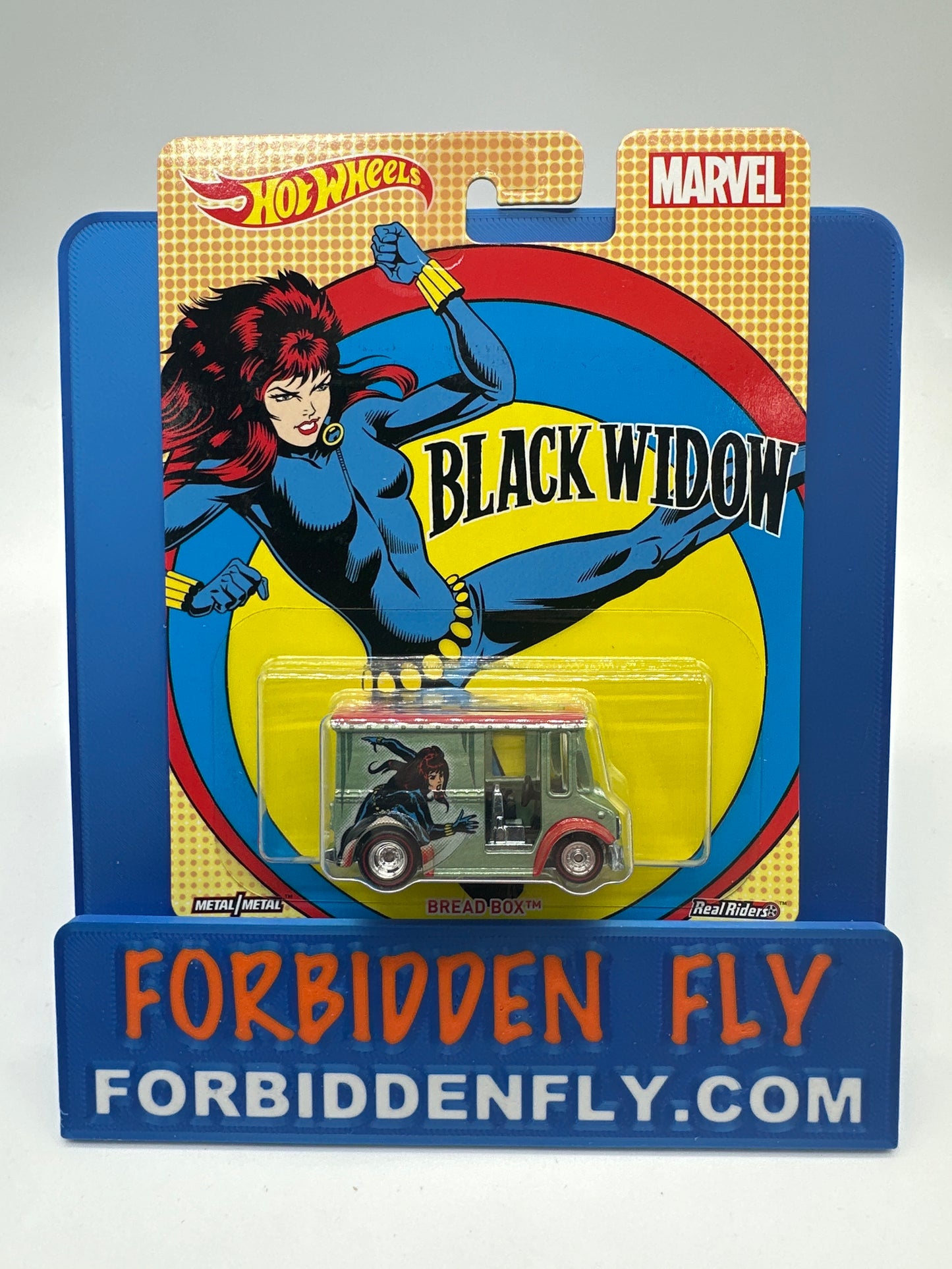 Hot Wheels Premium - Pop Culture 2017 Women of Marvel Series Single - Black Widow Bread Box