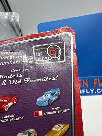 Disney Pixar Cars Movie - World of Cars Series - Dinoco Lightning McQueen