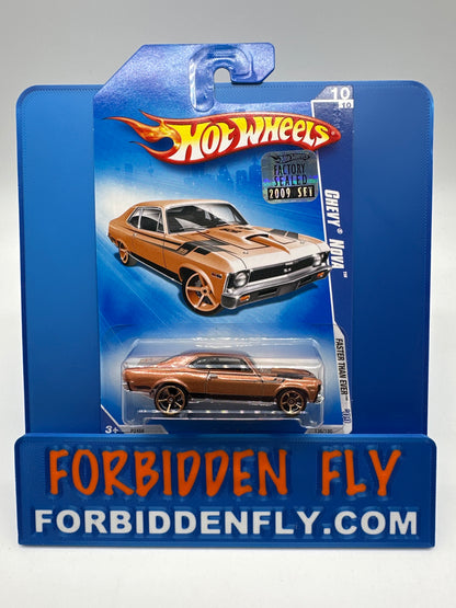 Hot Wheels Mainline - 2009 Factory Stickered - Faster Than Ever Series - Chevy Nova - Lot Of 3