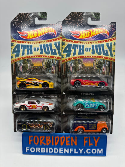 Hot Wheels - Walmart Exclusive 2013 4th of July Series - Complete Set of 6