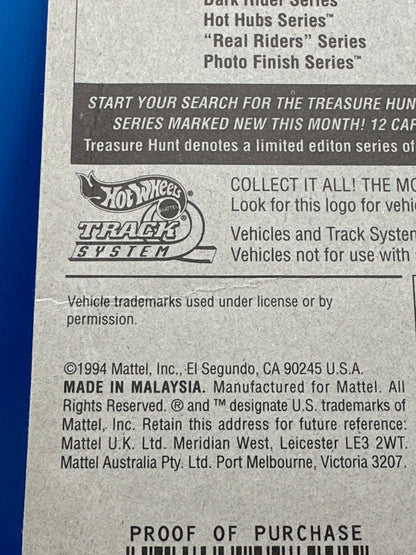 Hot Wheels 1994 Photo Finish Series #4/4 - Hiway Hauler