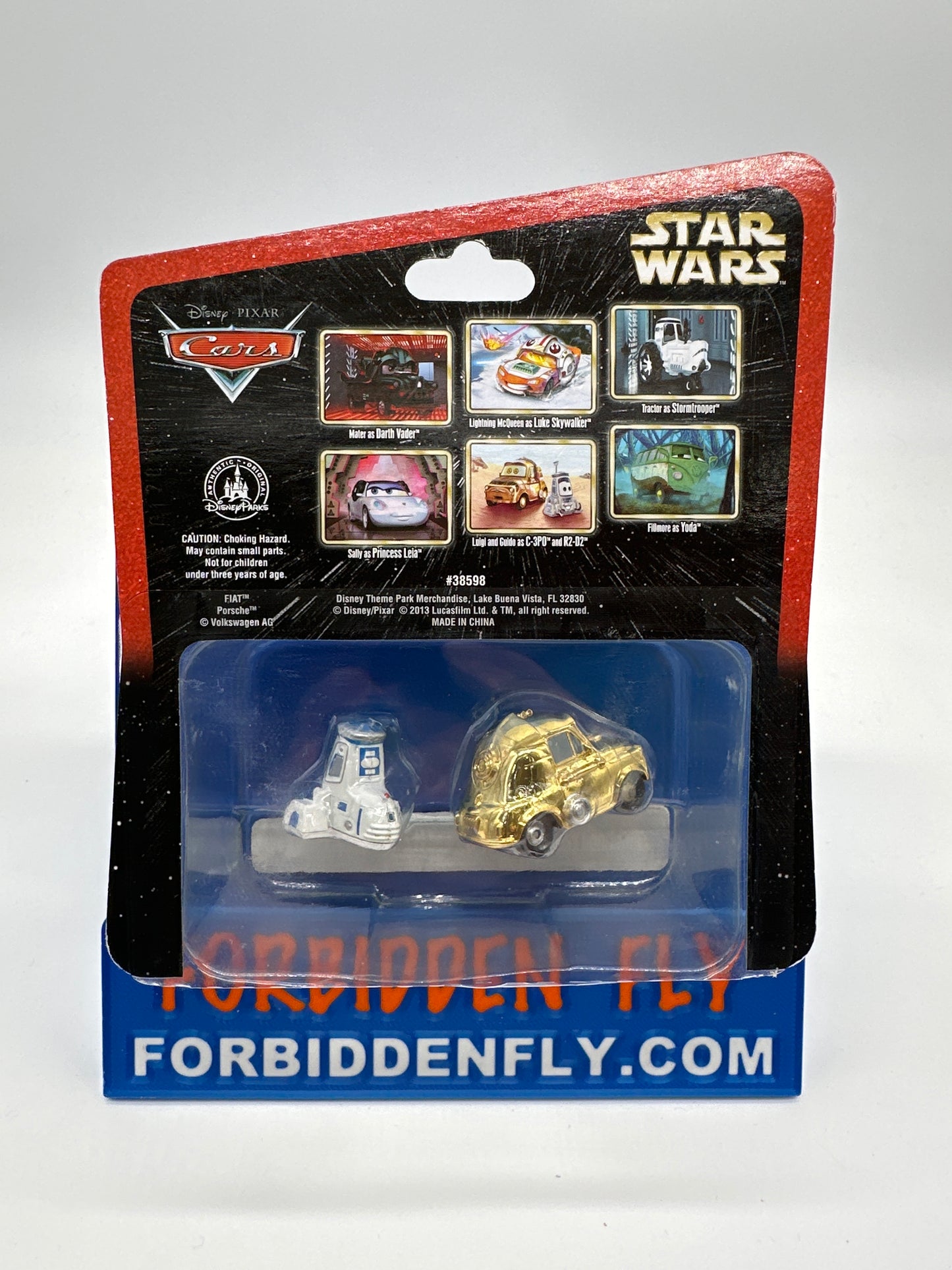 Disney Pixar Cars Movie - Disney Store Parks Exclusive Star Wars Series - Luigi and Guido as C-3PO and R2-D2
