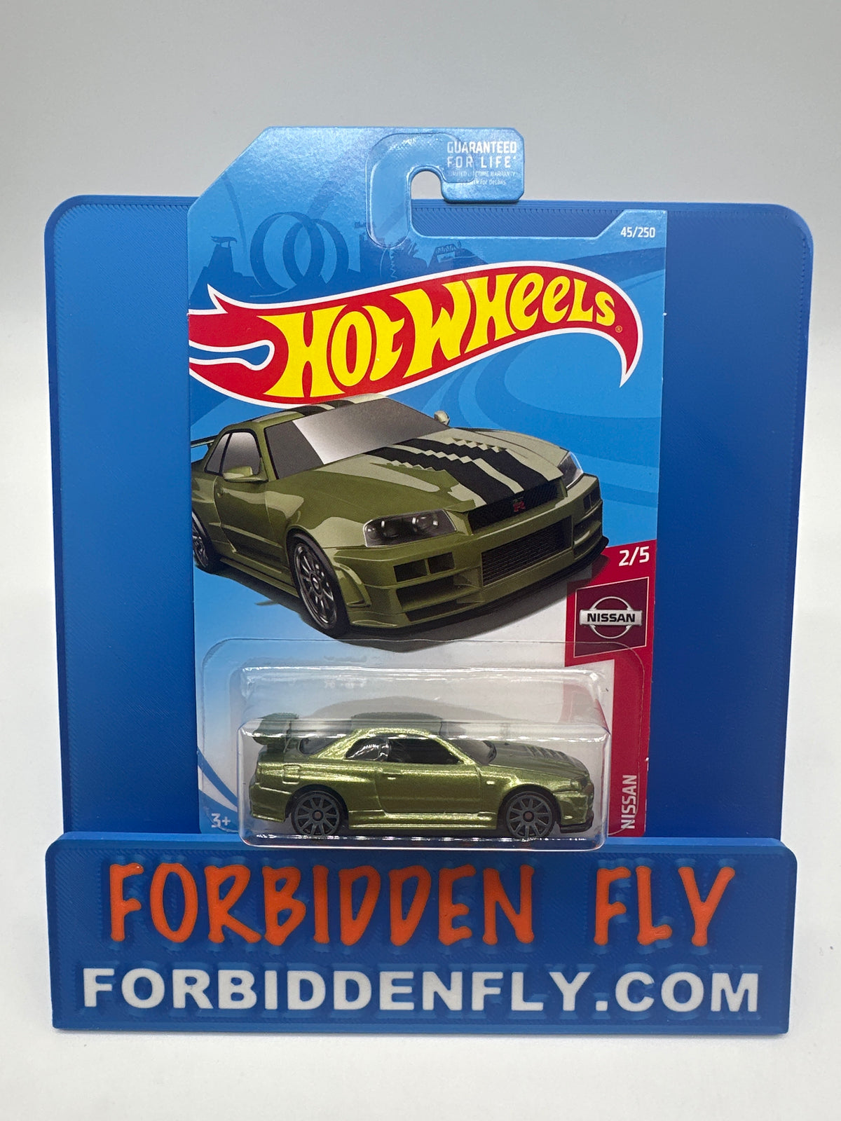 Hot Wheels Mainline - 2019 Nissan Series - Nissan Skyline GT-R (BNR34) - Green