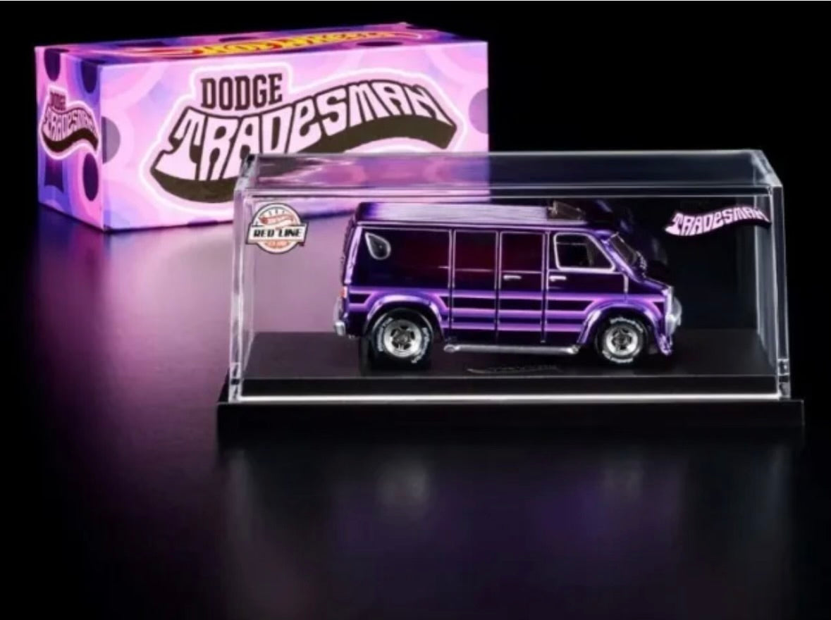 Hot Wheels RLC Red Line Club Release - Purple Dodge Tradesman Van