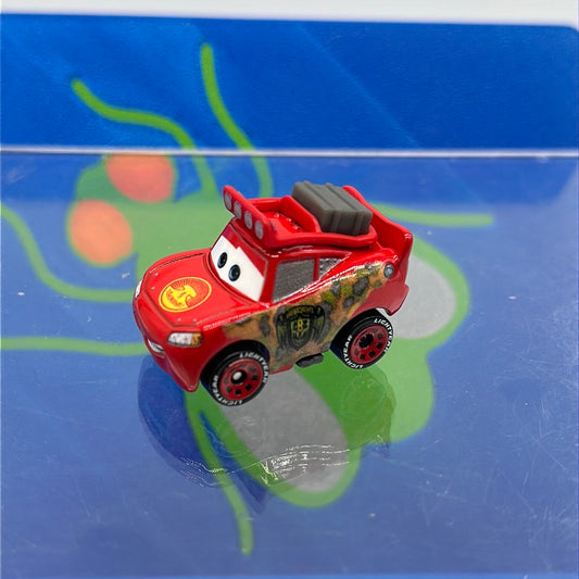 Disney Pixar Cars Movie Metal Mini Racers - Loose Cryptid Buster Lightning McQueen