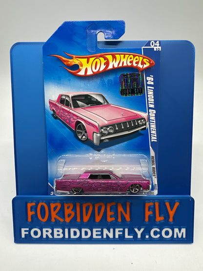 Hot Wheels Mainline - 2009 Factory Stickered - Rebel Rides Series - ‘64 Lincoln Continental - Lot Of 2