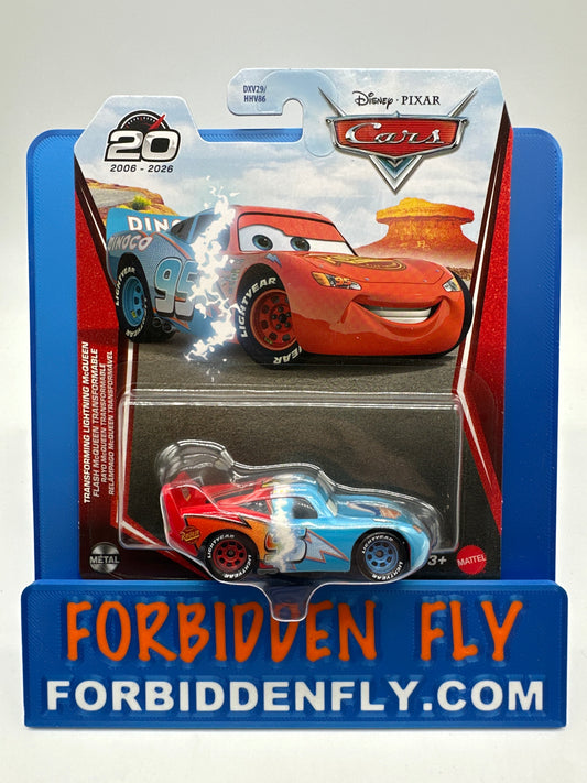 Disney Pixar Cars Movie - 20 Year Anniversary Release - Transforming Lightning McQueen
