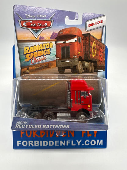 Disney Pixar Cars Movie - Radiator Springs Classics Series - Deluxe Jerry Recycled Batteries (Cab)