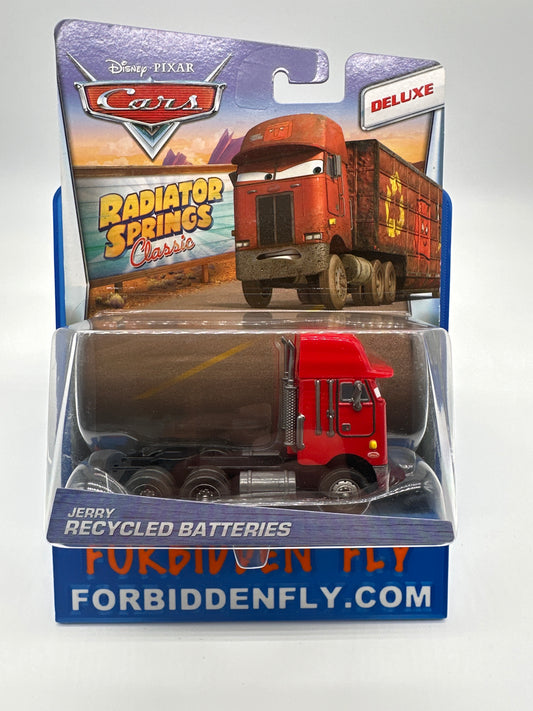 Disney Pixar Cars Movie - Radiator Springs Classics Series - Deluxe Jerry Recycled Batteries (Cab)