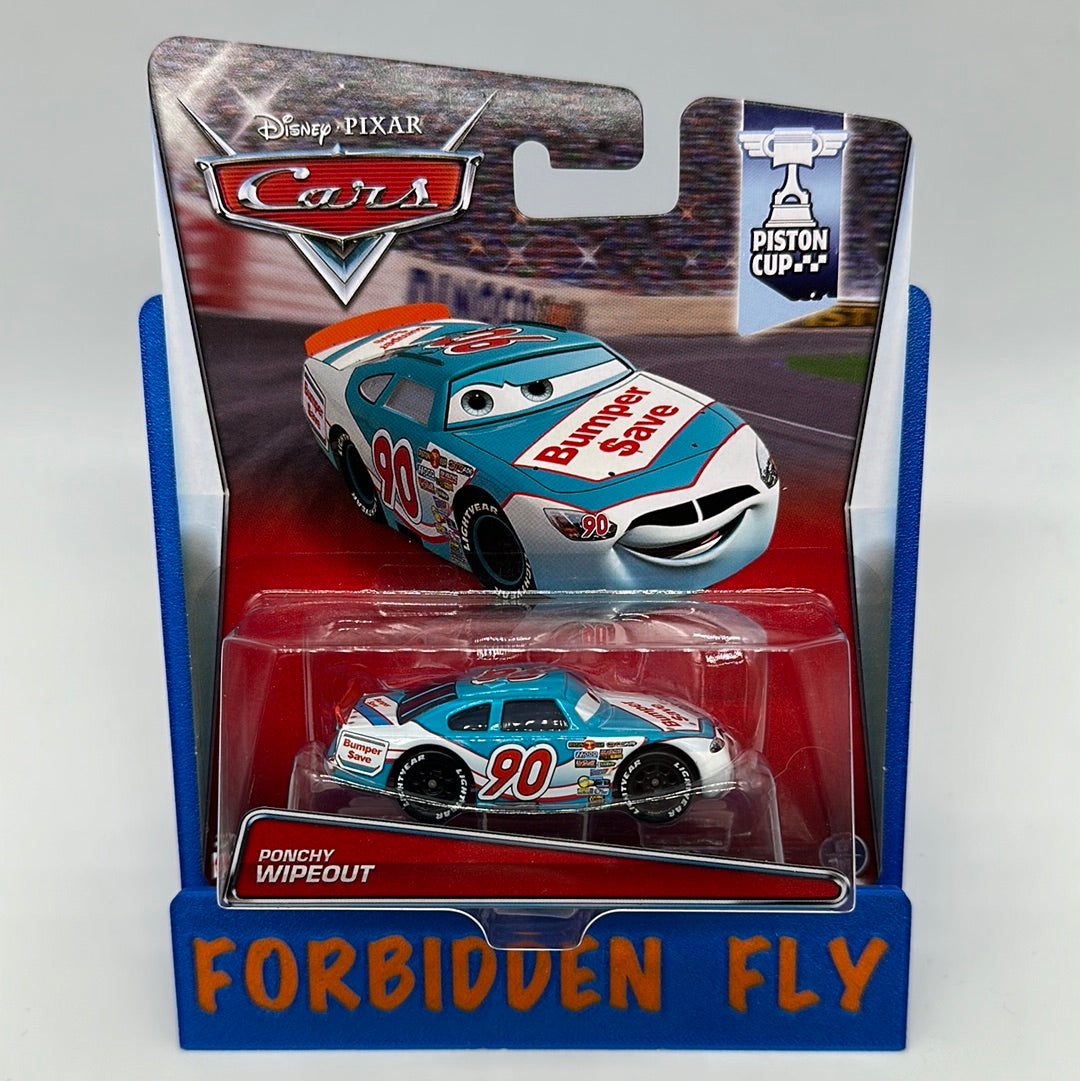 Disney Pixar Cars Movie - Piston Cup Series - Ponchy Wipeout