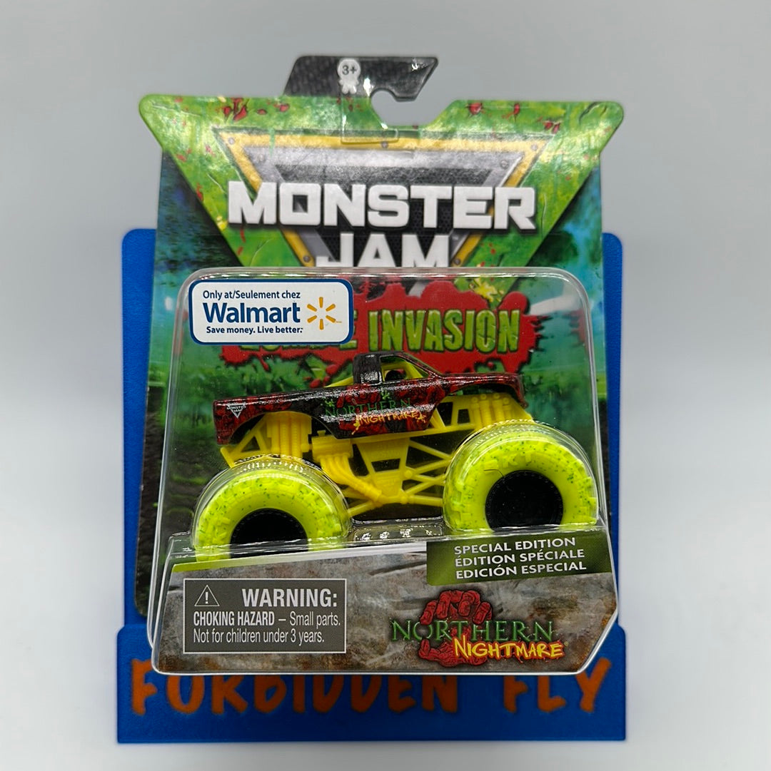 Spinmaster Monster Jam Monster Trucks - Walmart Exclusive Zombie Invasion Series - Northern Nightmare