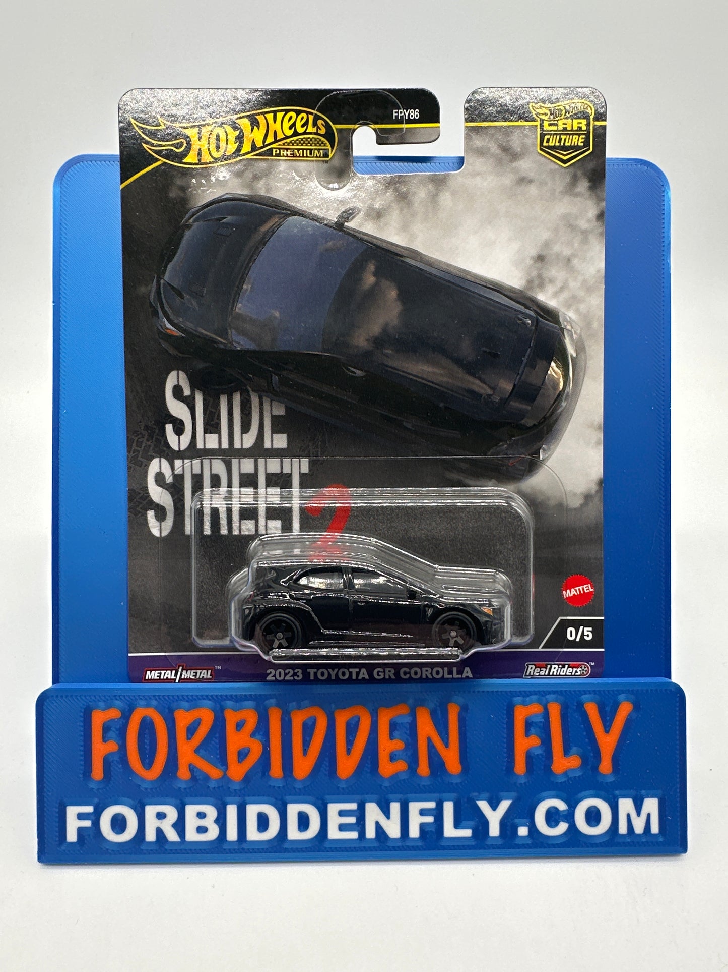 Hot Wheels Car Culture Premium - 2024 Slide Street II Single - #0/5 Chase - 2023 Toyota GR Corolla