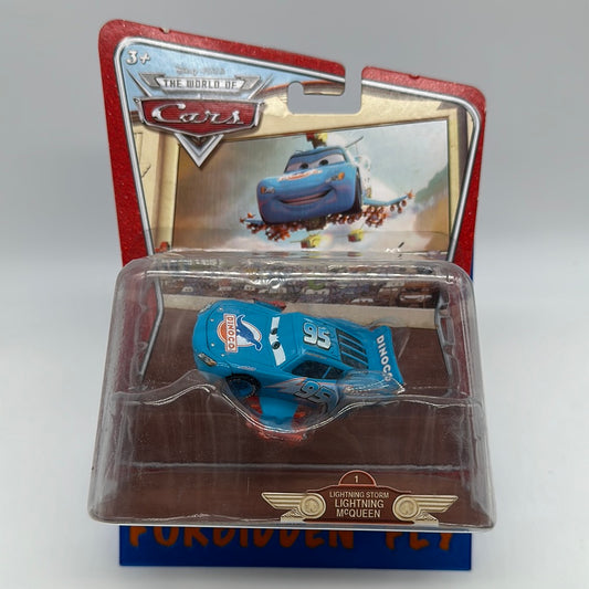 Disney Pixar Cars Movie - World of Cars Series - Lightning Storm Lightning McQueen Deluxe