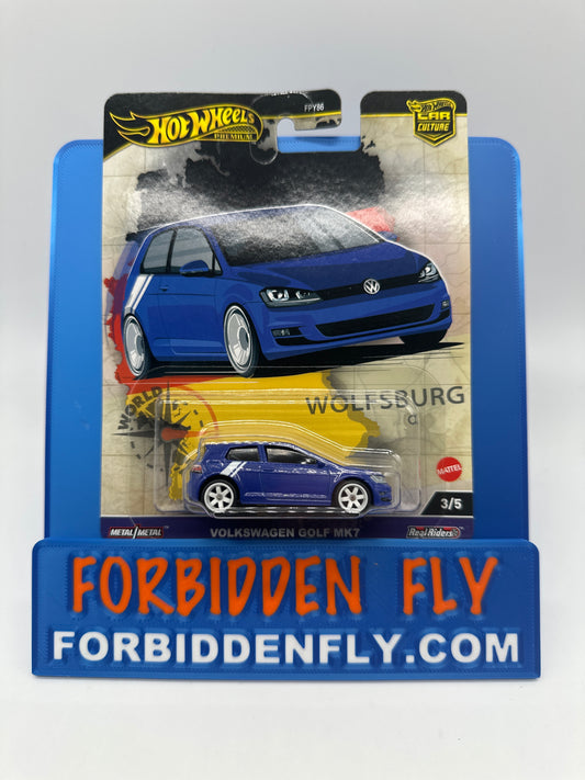 Hot Wheels Car Culture Premium - World Tour Series Single - #3/5 - Volkswagen Golf MK7