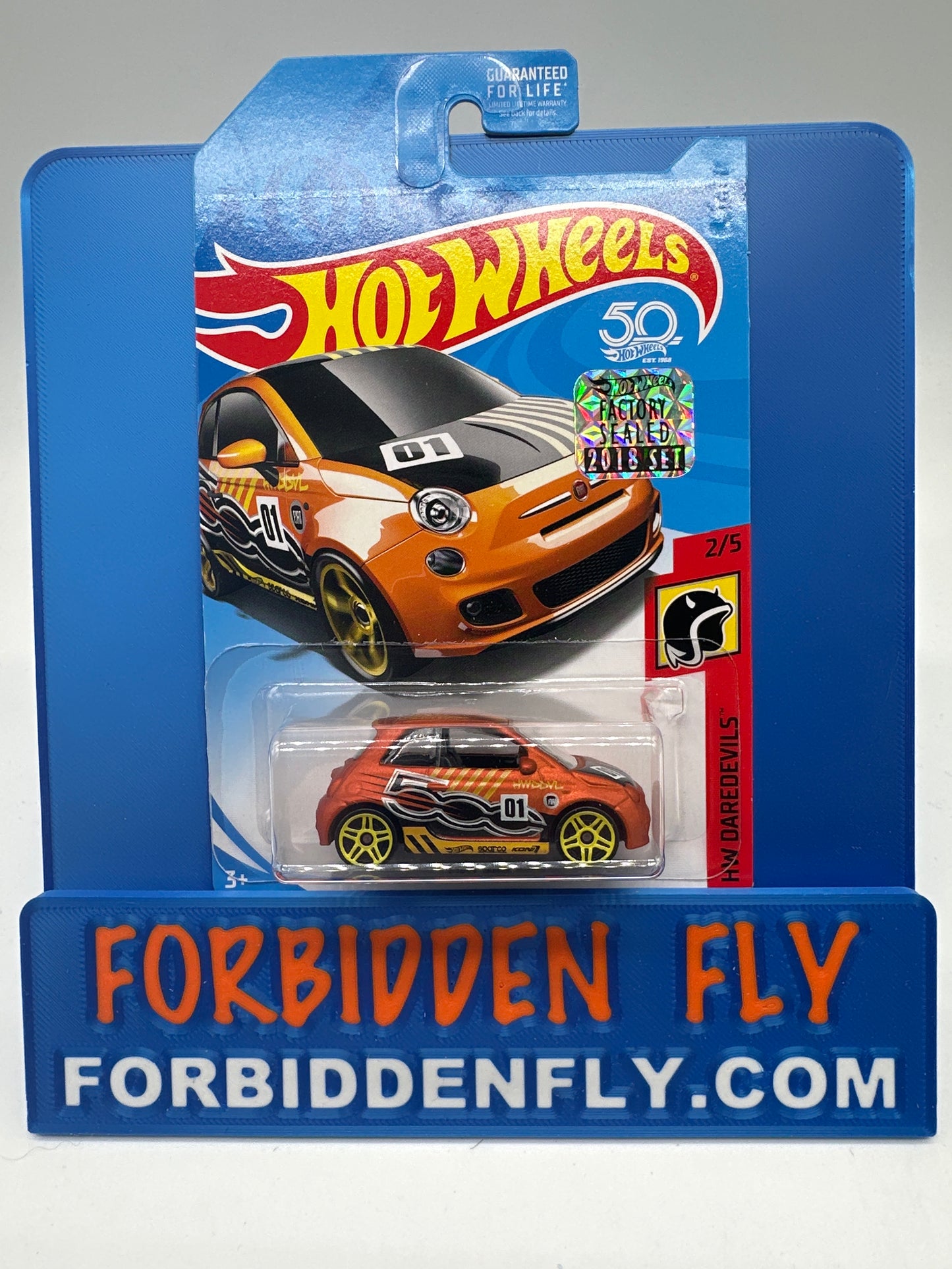 Hot Wheels Mainline - Factory Stickered 2018 - Daredevils Fiat 500 - Lot Of 4