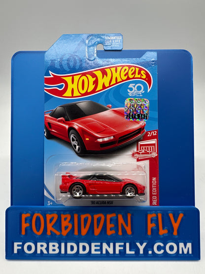 Hot Wheels 2018 Factory Stickered Target Exclusive Red Edition #2/12 - ‘90 Acura NSX