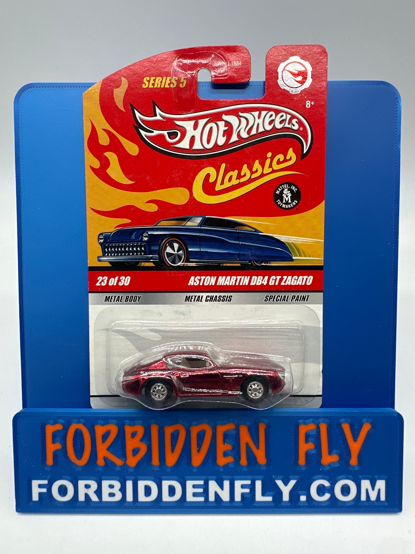 Hot Wheels Classics CHASE - Series 5 #23 of 30 - Red Aston Martin DB4 GT Zagato