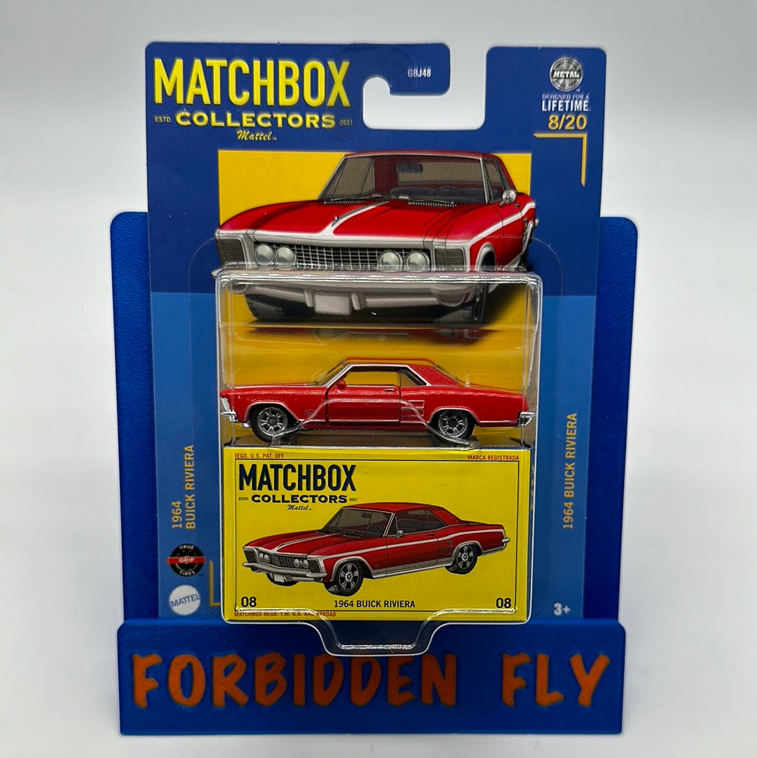 Matchbox Collectors - #8/20 - 1964 Buick Riviera - Red