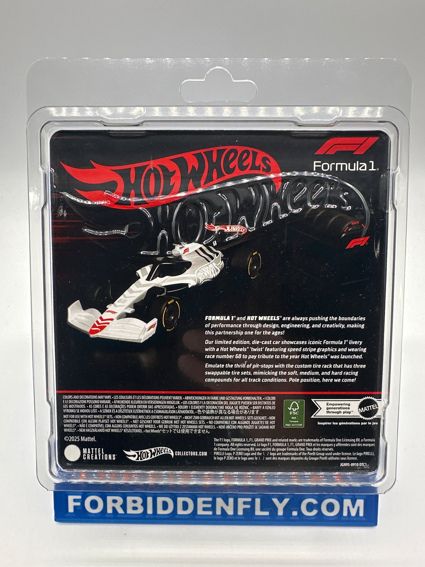 Hot Wheels Red Line Club RLC 2025 Formula 1 Vehicle and Wheels Set