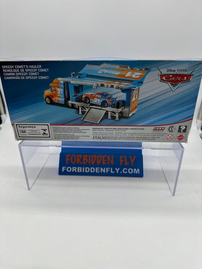 Disney Pixar Cars Movie - Speedy Comet’s Hauler (Blinkr #21) - White Box
