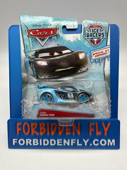Disney Pixar Cars Movie - 2015 Ice Racers Series (“Icy Edition” Card) - Lewis Hamilton