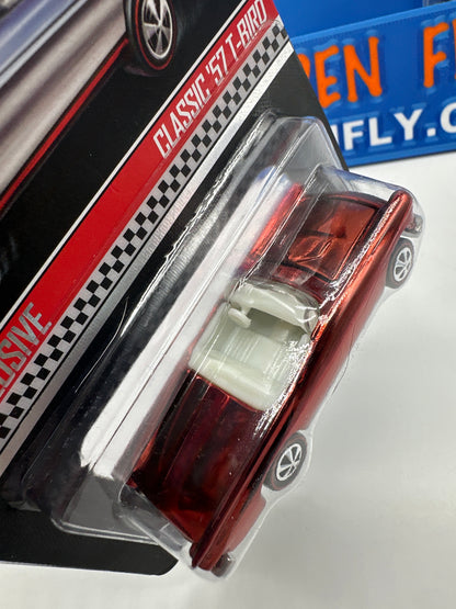 Hot Wheels RLC Red Line Club - 2012 Club Car Release - Classic ‘57 T-Bird - Red (w/ Pin)