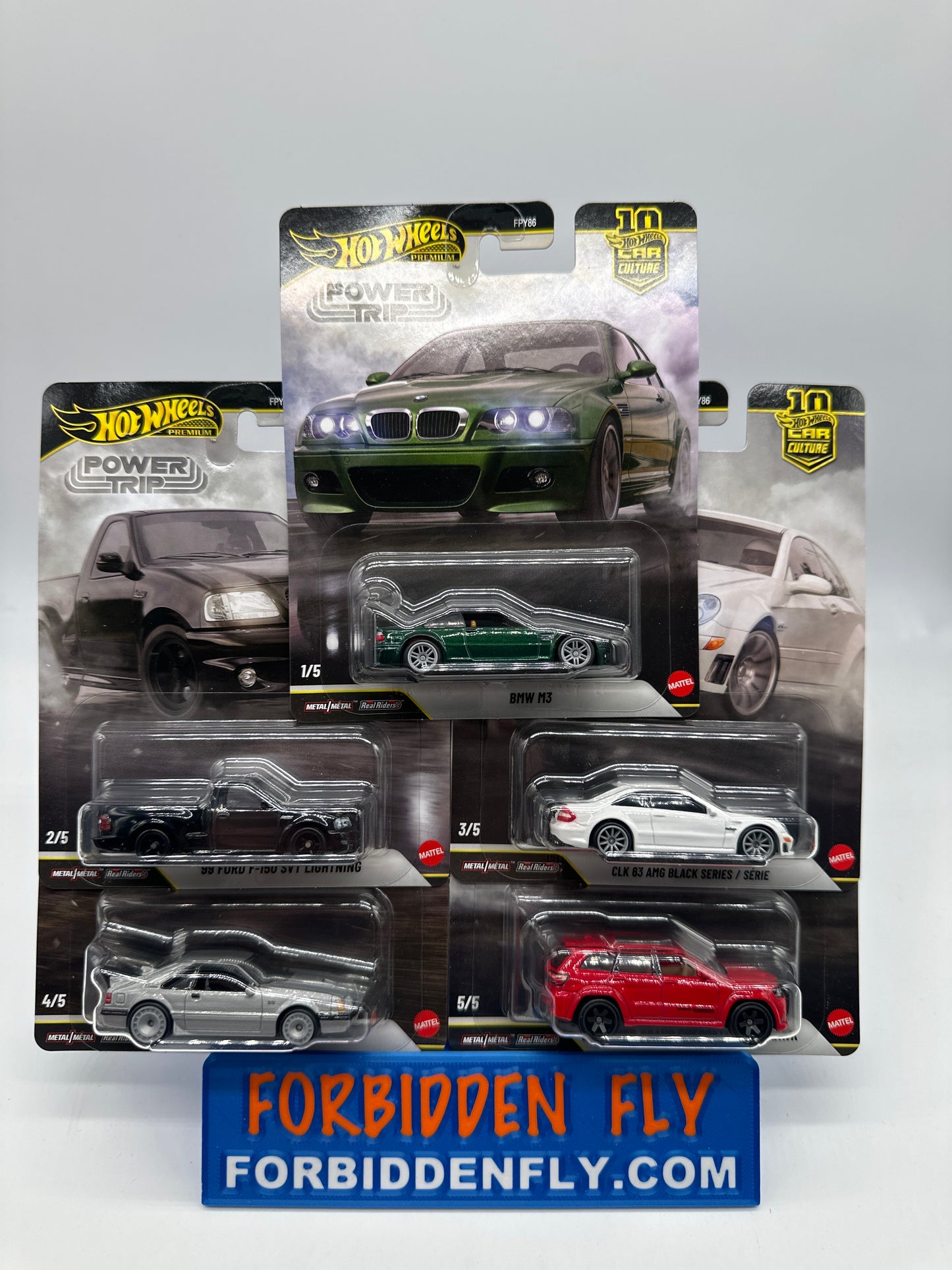 Hot Wheels Car Culture 2026 - Power Trip Premium Set of 5