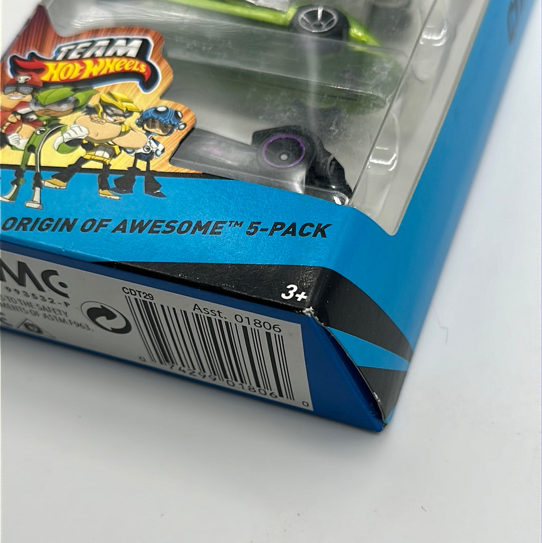 Hot Wheels - 2015 Team Hot Wheels The Origin of Awesome! - 5 Pack w/ Bone Shaker