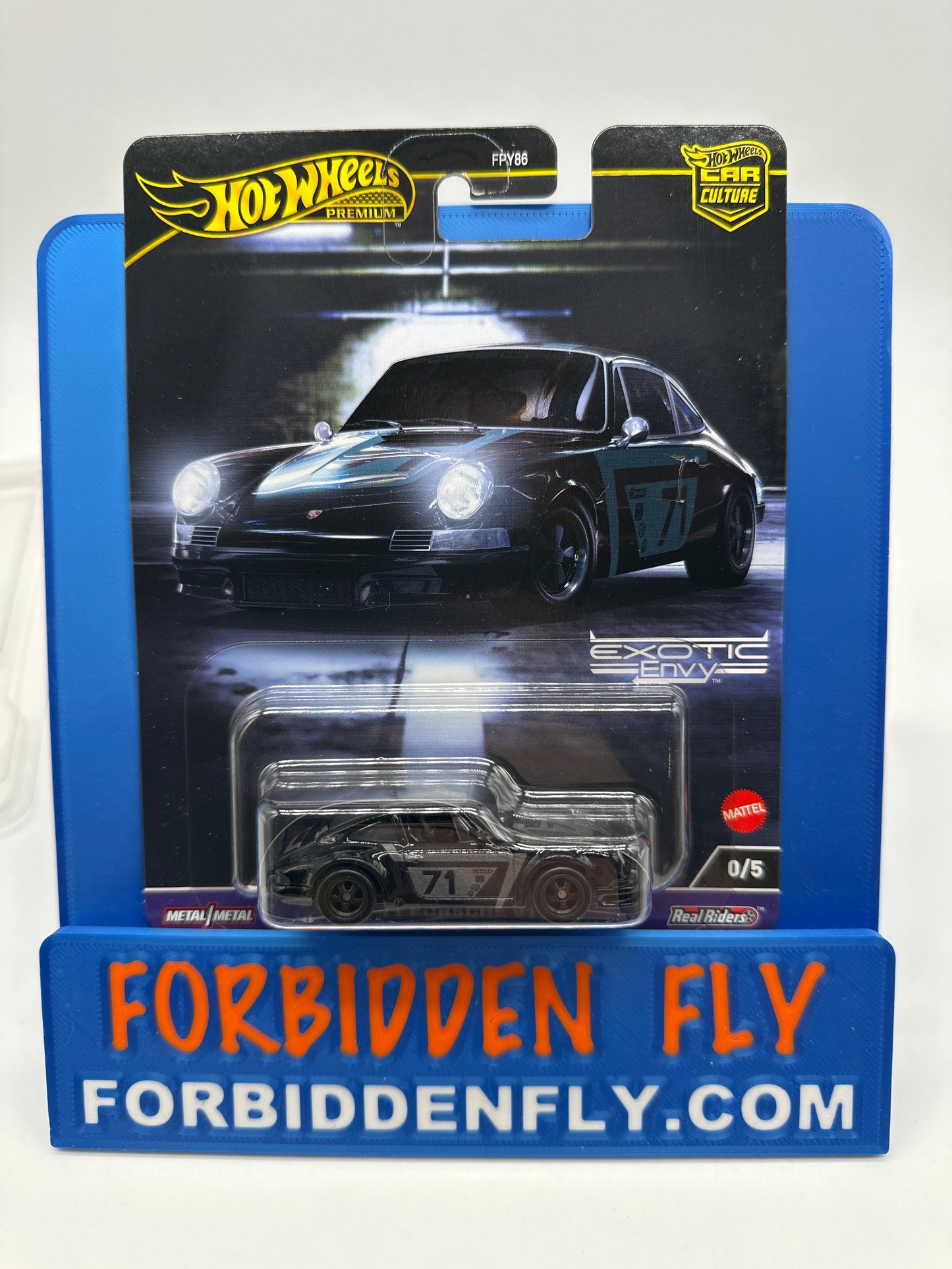 Hot Wheels Car Culture Premium - 2024 Exotic Envy Series Single - #0/5 Chase - ‘71 Porsche 911