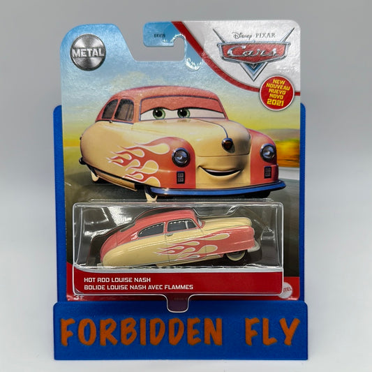 Disney Pixar Cars Movie - Metal Logo Card Release - Hot Rod Louise Nash Thomasville Racer
