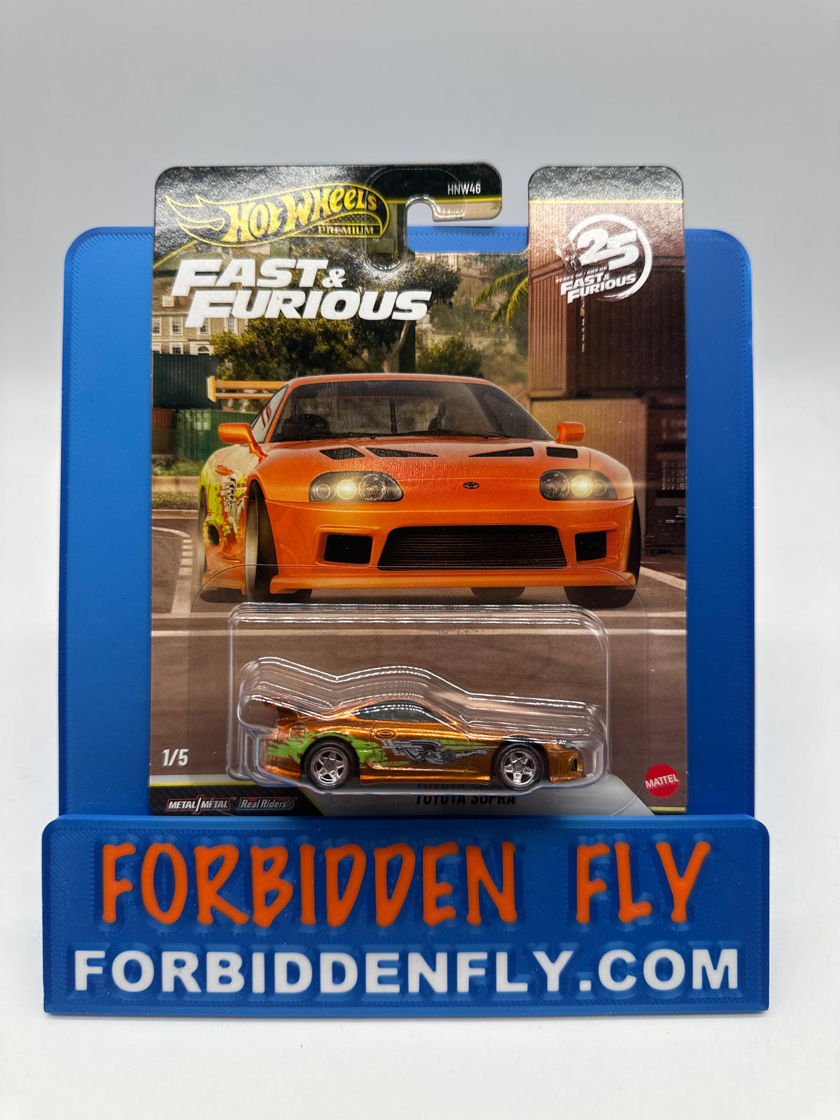 Hot Wheels Premium - 2026 Fast & Furious - 25 Years Of Fast & Furious Mix R Single #1/5 - Toyota Supra (Chase)