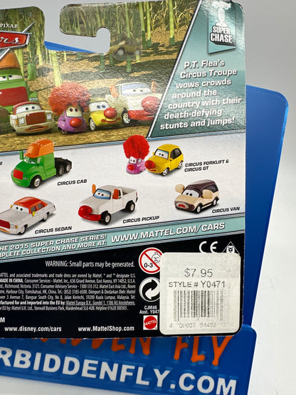 Disney Pixar Cars Movie - Super Chase - Circus Sedan