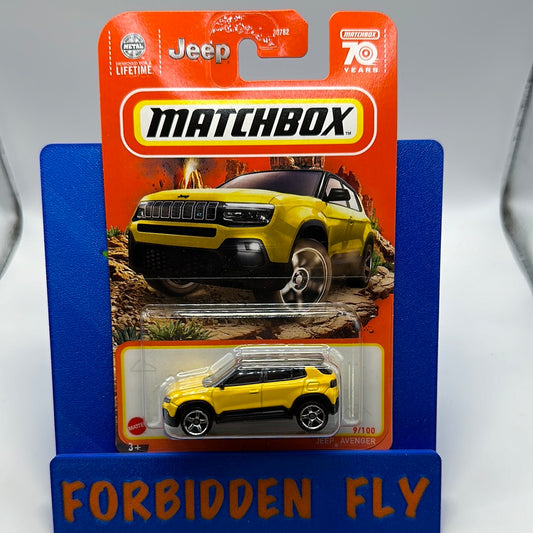 Matchbox - 2023 Mainline - Jeep Avenger - #9/100 - Yellow