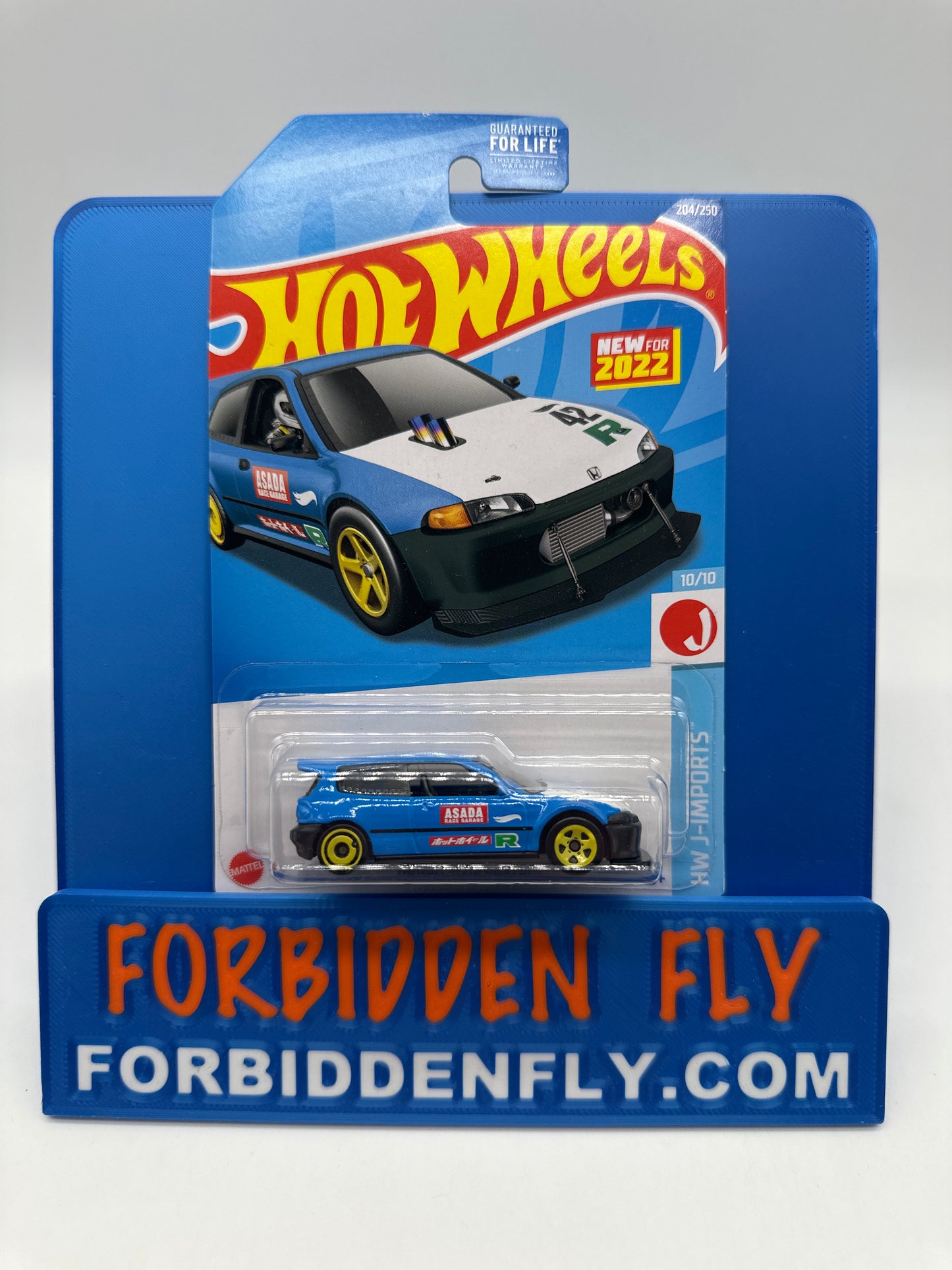 Hot Wheels Mainline - 2022 HW J-Imports Series - Honda Civic Custom - Blue