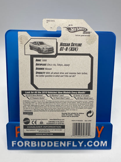 Hot Wheels Mainline - 2010 New Models - Nissan Skyline GT-R (R34) - Silver