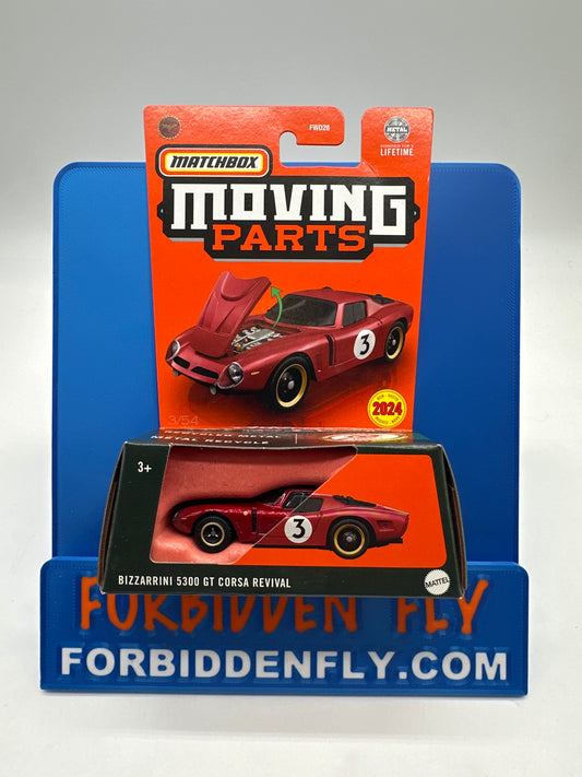 Matchbox Moving Parts Series 2024 - Bizzarrini 5300 GT Corsa Revival - Red