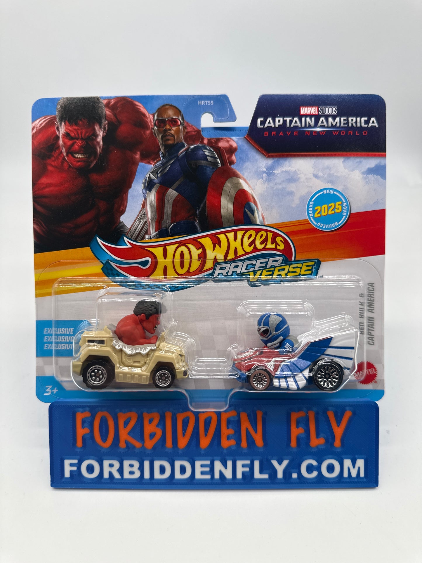 Hot Wheels - 2025 Racer Verse - Marvel Studios Captain America 2 Pack - Red Hulk and Captain America