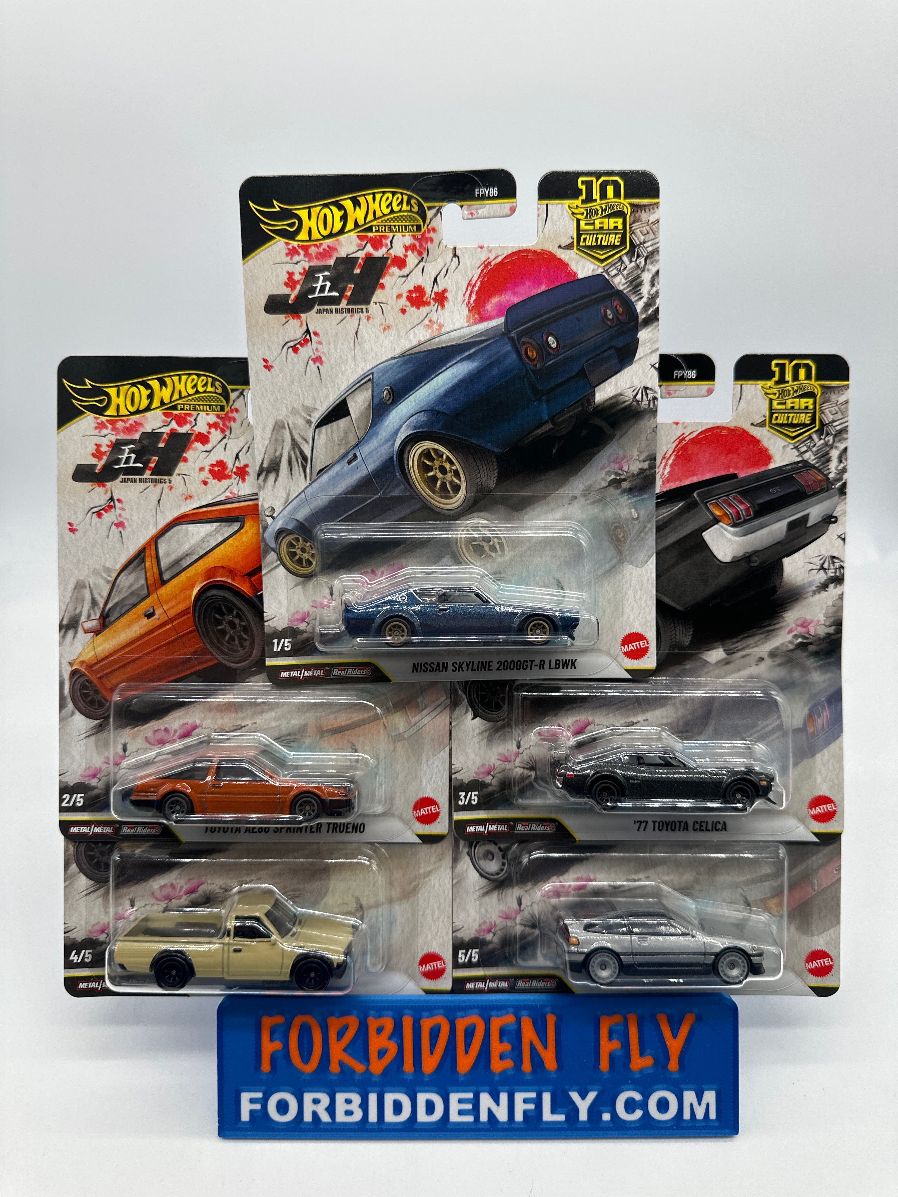 Hot Wheels Car Culture 2026 - Japan Historics 5 (JH5) Premium Set
