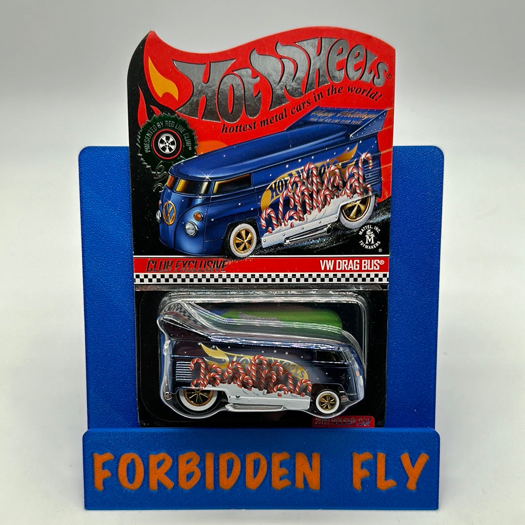 Hot Wheels 2019 RLC Red Line Club Holiday Club Car VW Drag Bus Forbidden Fly