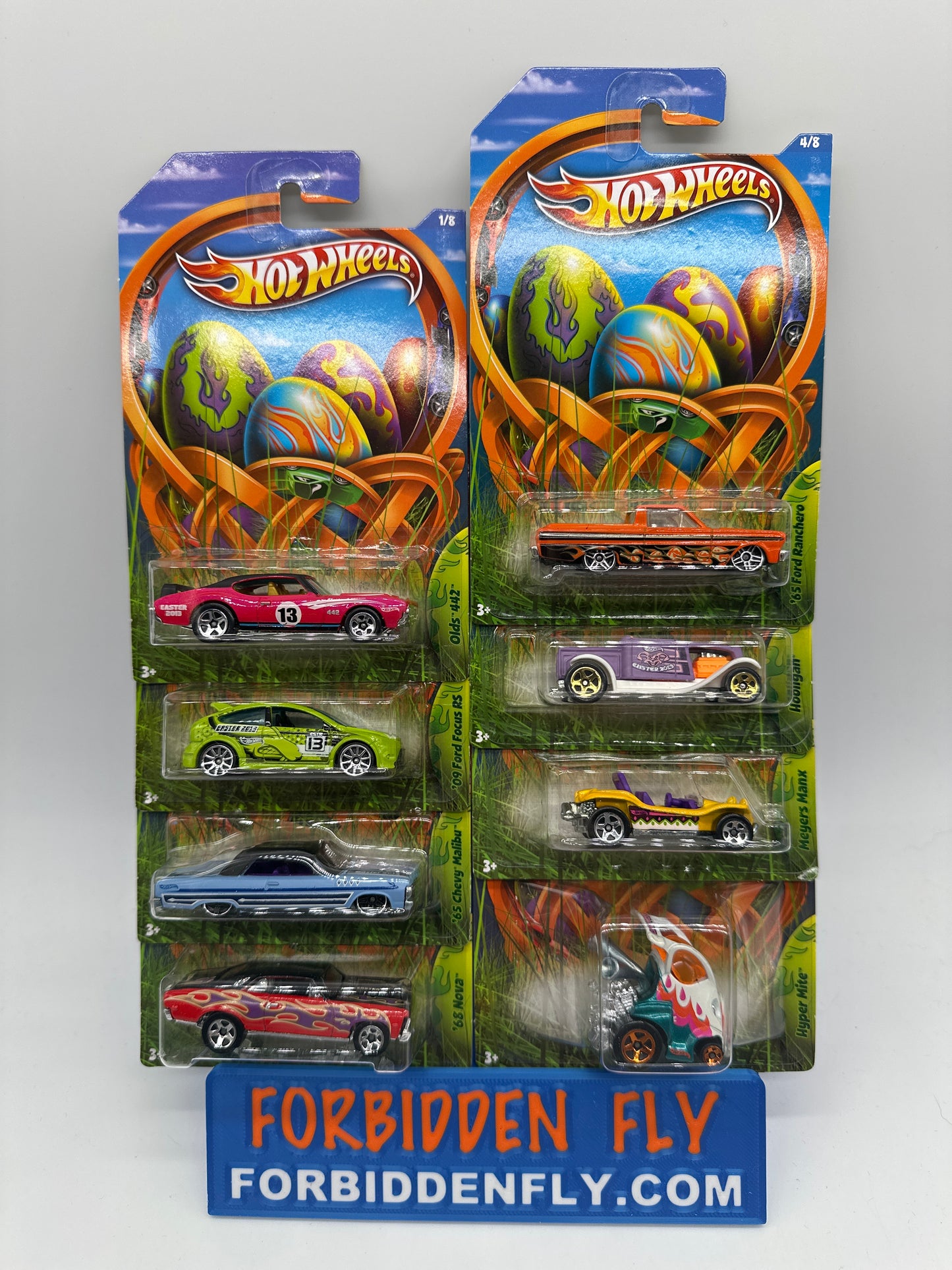 Hot Wheels - 2013 Easter Eggsclusives Series - Complete Set of 8