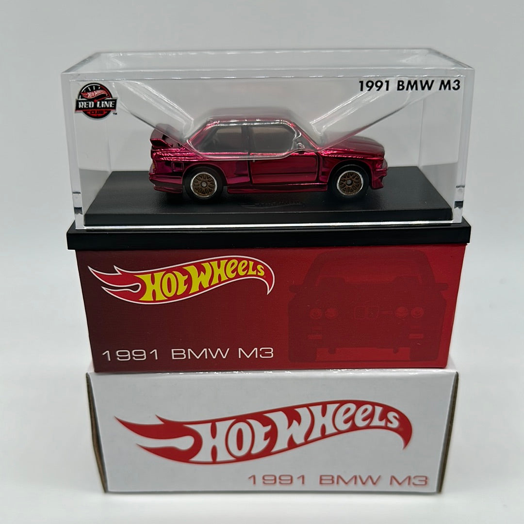 Hot Wheels RLC Red Line Club - 2023 Release - Red 1991 BMW M3